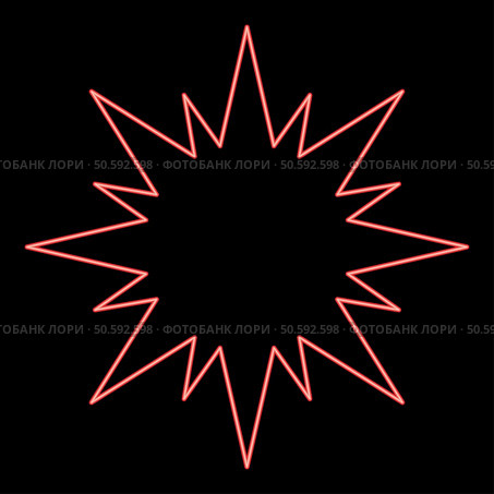 Neon star Bethlehem Christmas red color vector illustration image flat style light. Neon star Bethlehem Christmas red color vector illustration image flat style. Стоковая иллюстрация, агентство Ingram Publishing / Фотобанк Лори