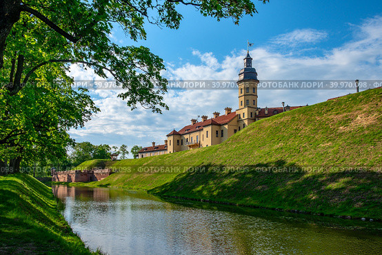 Nesvizh Castle is a castle of the Radziwill family (2022 год). Редакционное фото, фотограф Татьяна  Бральнина / Фотобанк Лори