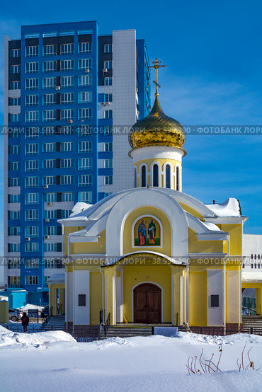 New Church of saints Cyril and Methodius (2019 год). Стоковое фото, фотограф Ольга Остроухова / Фотобанк Лори