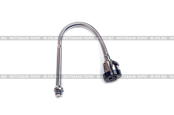 New faucet for kitchen or bathroom close-up. Стоковое фото, фотограф Татьяна Ляпи / Фотобанк Лори