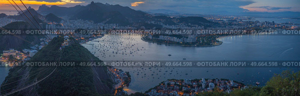 night city of Rio de Janeiro. Brazil. Стоковое фото, агентство Ingram Publishing / Фотобанк Лори