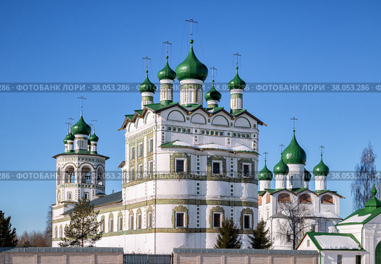 Николо-Вяжищский ставропигиальный женский монастырь (2022 год). Стоковое фото, фотограф Юлия Бабкина / Фотобанк Лори