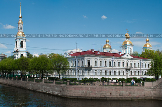 Никольский морской собор в Санкт-Петербурге (2010 год). Стоковое фото, фотограф Кекяляйнен Андрей / Фотобанк Лори