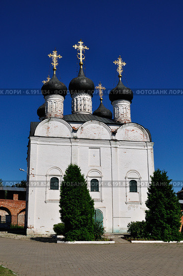 Никольский собор Зарайского кремля (2014 год). Редакционное фото, фотограф Енин Арсений / Фотобанк Лори