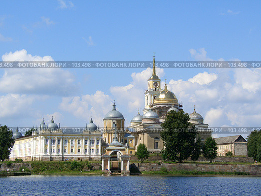 Нилова Пустынь, Селигер, Тверская область. Стоковое фото, фотограф Сергей Лисов / Фотобанк Лори