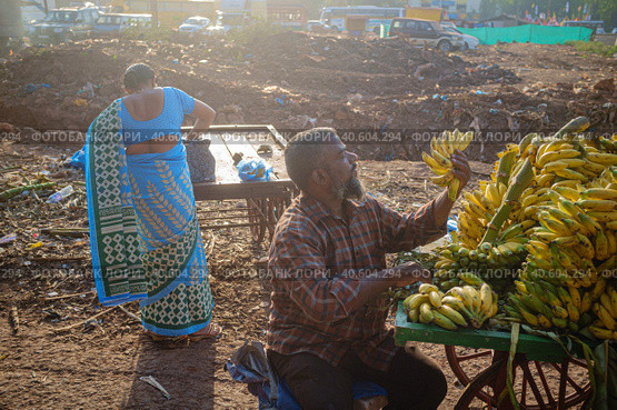 North Goa. Mapusa Market. Северный Гоа. Рынок (2017 год). Стоковое фото, фотограф Константин Смилга / Фотобанк Лори