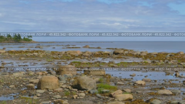 Northern White Sea in Karelia, Russia. Стоковое видео, видеограф Михаил Коханчиков / Фотобанк Лори