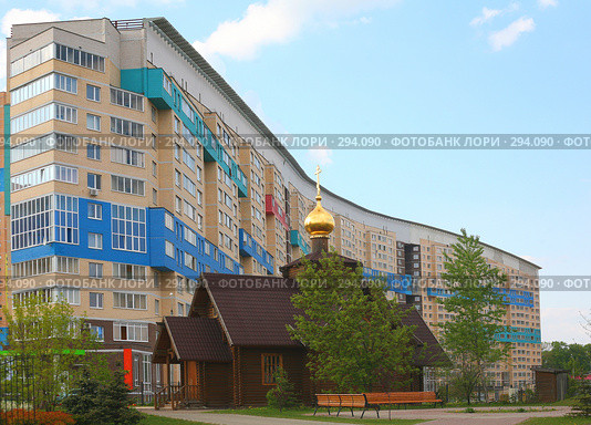 Новые Мытищи.Городской пейзаж. (2008 год). Стоковое фото, фотограф Наталья Волкова / Фотобанк Лори