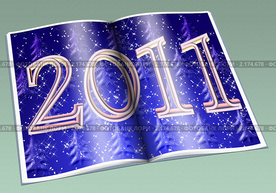 Новый 2011 год. Стоковая иллюстрация, иллюстратор Владимир Сергеев / Фотобанк Лори