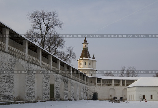 Новый Иерусалим. Фрагмент крепостной стены (2009 год). Стоковое фото, фотограф Елена Прокопова / Фотобанк Лори