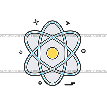 Nuclear icon design vector. Стоковая иллюстрация, агентство Ingram Publishing / Фотобанк Лори