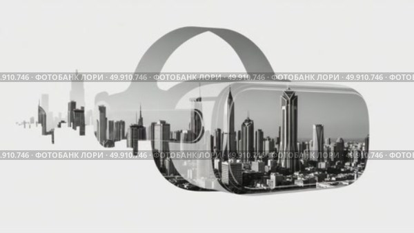 Очки виртуальной реальности, виртуальная реальность. Стоковое AI-видео, аниматор Olga Dmitrieva / Фотобанк Лори