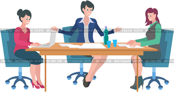 Office workers. Vector illustration. Teamwork maximizes productivity and fosters innovation In team meeting, ideas are brainstormed and decisions are made collectively Office workers support each. Office workers. Office work requires effective communication and interpersonal skills A worker employee contributes. Стоковая иллюстрация, агентство Ingram Publishing / Фотобанк Лори
