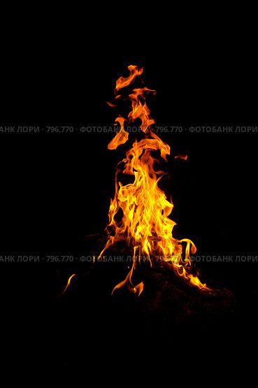 Огонь. Стоковое фото, фотограф Ирина Кожемякина / Фотобанк Лори