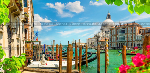 Old cathedral of Santa Maria della Salute in Venice, Italy. Стоковое фото, агентство Ingram Publishing / Фотобанк Лори