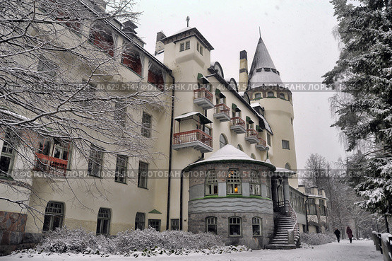 Old hotel Valtionhotelli (2014 год). Редакционное фото, фотограф Анна Кривицкая / Фотобанк Лори
