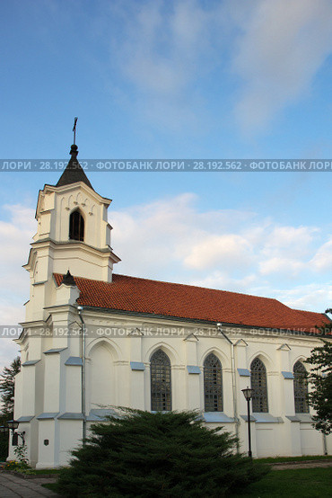 Old small church in Grodno, Belarus (2012 год). Стоковое фото, фотограф Нелли Сабитова / Фотобанк Лори