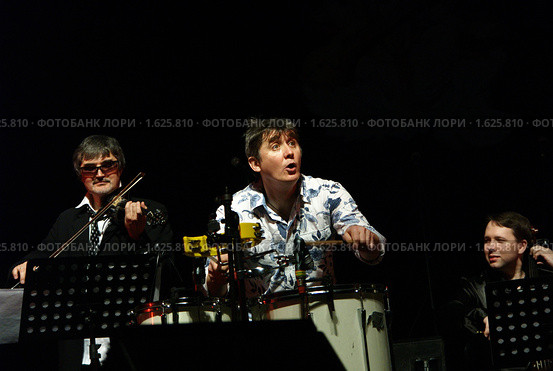 Олег "Шар" Шавкунов, Андрей Суротдинов. Группа "Аквариум" (2010 год). Редакционное фото, фотограф Ольга Визави / Фотобанк Лори