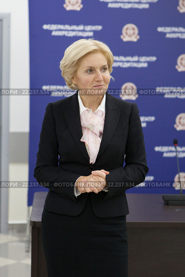 Ольга Юрьевна Голодец - зампред правительства РФ (2015 год). Редакционное фото, фотограф Максим Коломыченко / Фотобанк Лори