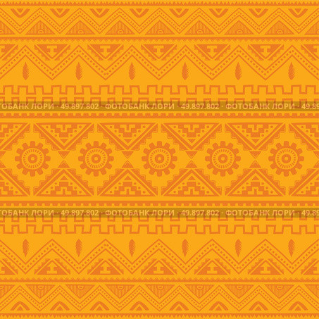 orange native american ethnic pattern. orange native american ethnic pattern theme vector art. Стоковая иллюстрация, агентство Ingram Publishing / Фотобанк Лори