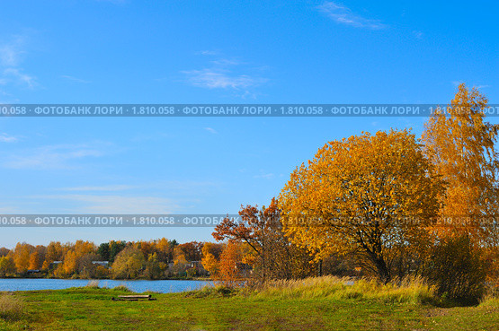 Осенний пейзаж. Стоковое фото, фотограф Литова Наталья / Фотобанк Лори