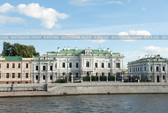 Особняк Харитоненко на Софийской набережной. Летний день. Москва. Россия (2015 год). Стоковое фото, фотограф E. O. / Фотобанк Лори