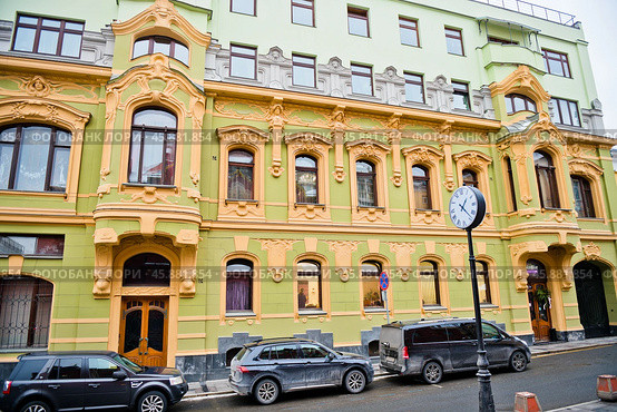 Особняк Николая Терентьева. Петровский переулок, дом 8. Москва. Редакционное фото, фотограф E. O. / Фотобанк Лори