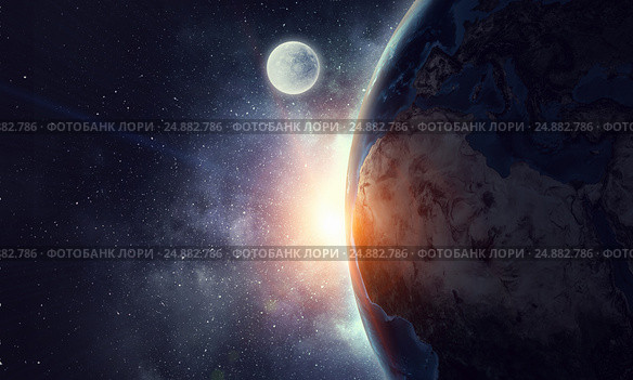 Our unique universe . Mixed media. Стоковая иллюстрация, иллюстратор Sergey Nivens / Фотобанк Лори