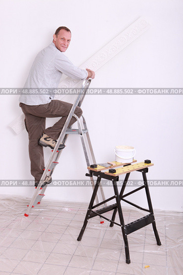 Painter molding paste. Стоковое фото, агентство Ingram Publishing / Фотобанк Лори