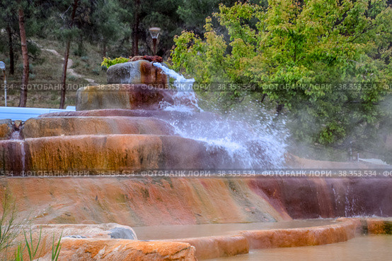 Pam Thermal Hotel Hot spring mineral medicinal water (2019 год). Редакционное фото, фотограф Леонид Еремейчук / Фотобанк Лори