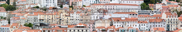 Panorama of Cityscape of Lisbon capital city of Portugal. Стоковое фото, агентство Ingram Publishing / Фотобанк Лори