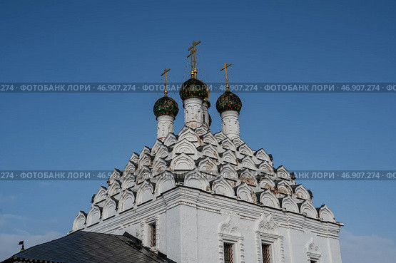 Panorama of the Spaso-Yakovlevsky Dimitriev Monastery. View from lake Nero on a sunny summer day. Rostov Veliky, Russia. 13th-18th century (2024 год). Стоковое фото, фотограф Оксана Медведева / Фотобанк Лори