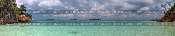 Панорама океана с острова Рава (Малайзия) (2010 год). Стоковое фото, фотограф SevenOne / Фотобанк Лори