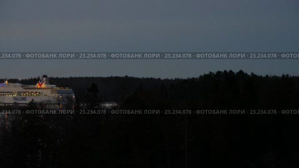 Паром в Балтийском море (2016 год). Редакционное видео, видеограф Павел Котельников / Фотобанк Лори