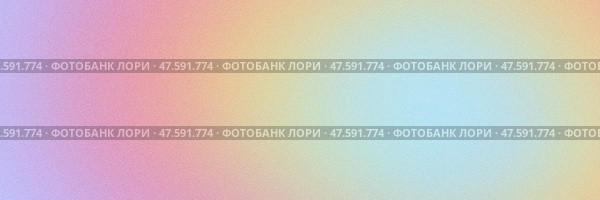 Пастельно-розовый, фиолетовый, коралловый, лимонно-лаймовый, бирюзовый, радужный абстрактный фон. Зернистая градиентная текстура с мягким шумом и размытием. Многоцветный дизайн с эффектом омбре для ностальгии по ретро-стилю 80-х. Широкая панорама. Стоковая иллюстрация, иллюстратор ФотоИнтеллект / Фотобанк Лори