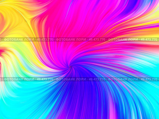 Pattern of iridescent colored fibers. Overflow Colors Series. Стоковое фото, агентство Ingram Publishing / Фотобанк Лори