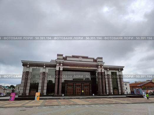 Пензенский областной драматический театр имени А. В. Луначарского (2024 год). Редакционное фото, фотограф Мария Сергеева / Фотобанк Лори