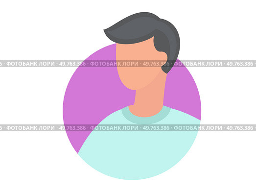 People faces vector illustration. Icons can represent people from different ethnic backgrounds, promoting inclusivity and representation Portrait artists capture individuality and essence persons. People faces. Personal experiences shape peoples perceptions themselves and others. Стоковая иллюстрация, агентство Ingram Publishing / Фотобанк Лори