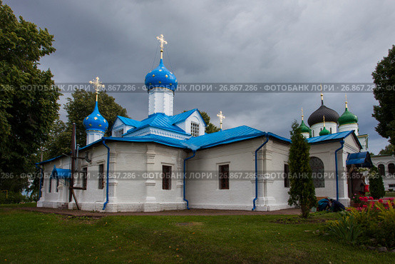 Переславль-Залесский, Церковь Иконы Божией Матери Казанская в Феодоровском Переславском монастыре (2017 год). Стоковое фото, фотограф Литвяк Игорь / Фотобанк Лори