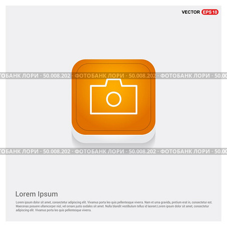 Photo camera icon. Стоковая иллюстрация, агентство Ingram Publishing / Фотобанк Лори