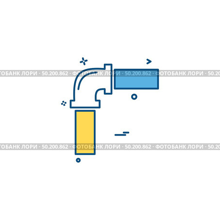 pipe labor labour water icon vector. Стоковая иллюстрация, агентство Ingram Publishing / Фотобанк Лори