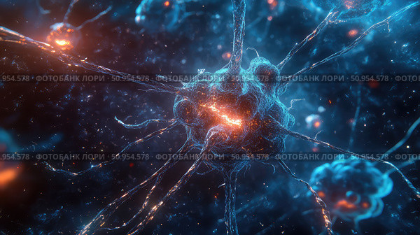 plasticity expanding neuron ai generated. Стоковое AI-изображение, AI-художник Vectorwin / Фотобанк Лори