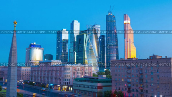 Площадь Дорогомиловская застава. Москва, Кутузовский проспект (2015 год). Редакционное видео, видеограф Серёга / Фотобанк Лори