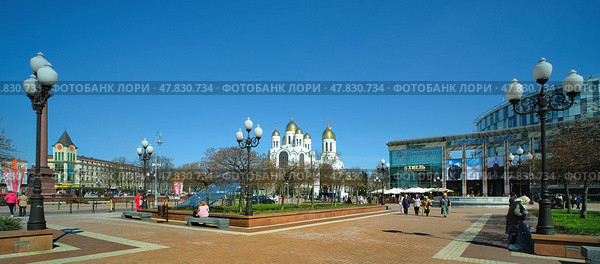 Площадь Победы в Калининграде весной. Редакционное фото, фотограф Ольга Дмитренко / Фотобанк Лори