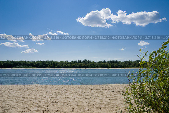 Пляж на Дону. Стоковое фото, фотограф Борис Панасюк / Фотобанк Лори
