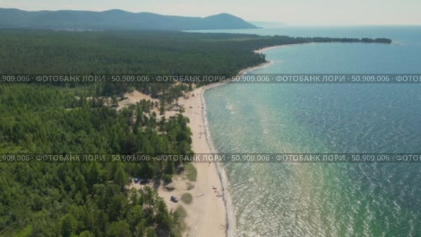 Побережье Байкала. Стоковое видео, видеограф Степан Столбовский / Фотобанк Лори