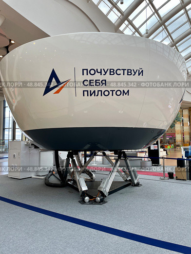 "Почувствуй себя пилотом", авиатренажеры для всех (Dream aero). Город Москва, Чертаново, ТЦ "Коламбус" Редакционное фото, фотограф Щеголева Ольга / Фотобанк Лори