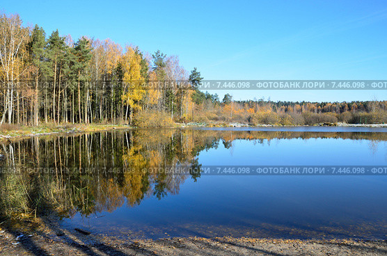 Подмосковье, город Балашиха, озеро Бабошкино (2014 год). Стоковое фото, фотограф Овчинникова Ирина / Фотобанк Лори