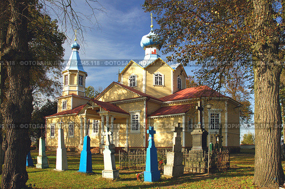 Poland, Losinka, Orthodox Church of St.Jacob Apostle. Стоковое фото, агентство BE&W Photo / Фотобанк Лори