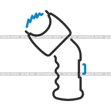 Police Stun Gun Icon. Editable Bold Outline With Color Fill Design. Vector Illustration. Стоковая иллюстрация, агентство Ingram Publishing / Фотобанк Лори
